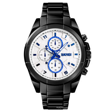 SKMEI 1461 masculino relógios inteligentes de aço inoxidável relógio de pulso multifuncional com monitor de sono